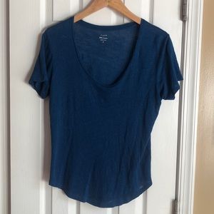 J crew linen T shirt